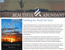 Tablet Screenshot of beautifulandabundant.com